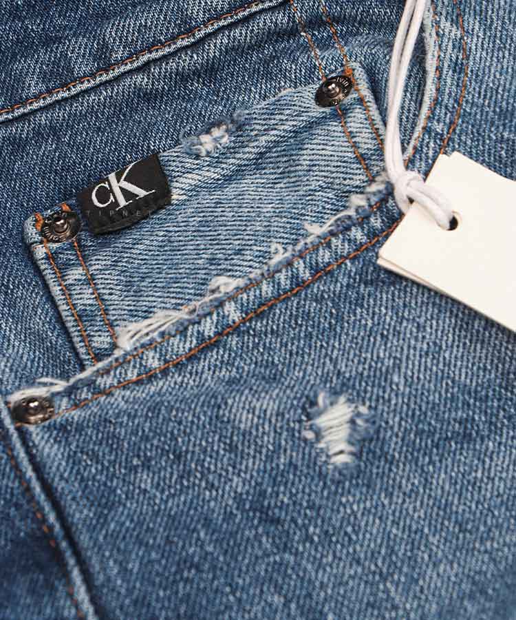                 آبی شلوار جین مام فیت 6084  - تصویر 4