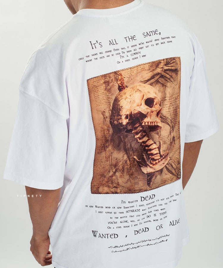                                                                                                   مشکی سفید تیشرت لش 3018  - تصویر 7