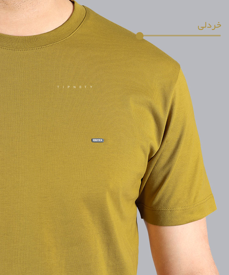                 خردلی تیشرت بیسیک 9153  - تصویر 4