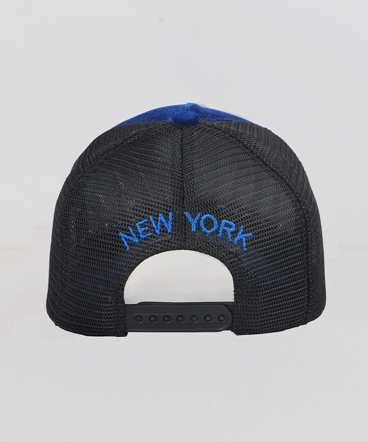 کلاه کپ مخملی طرح NY نیویورک 2142