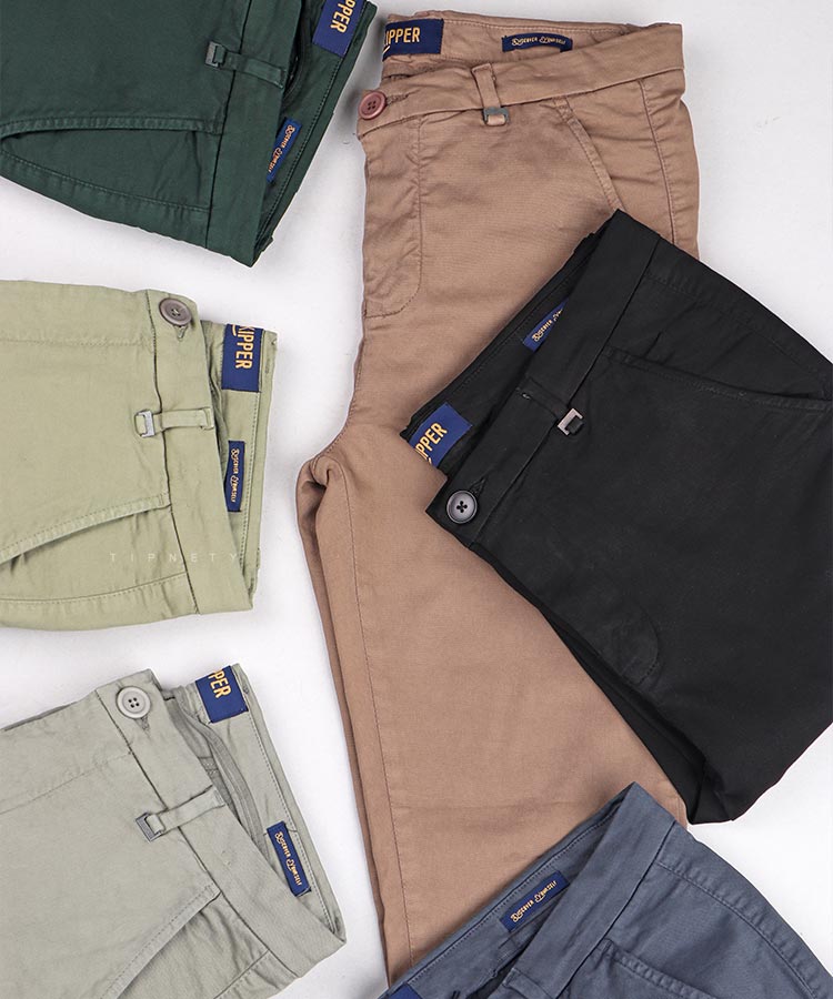                                                                                                                                                                                                                 طوسی خاکی کرم دودی صدری مشکی لجنی شلوار کتان فیت 3202  - تصویر 3