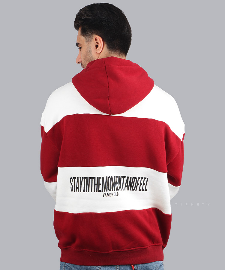                                                                                                                                                                                                                                                 یشمی مشکی آبی زرشکی فرمی پاییزه هودی 3741  - تصویر 3