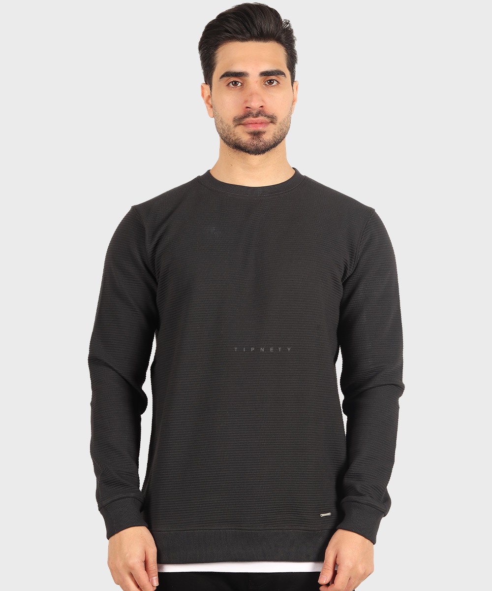 تیشرت آستین بلند مردانه دولایه 5632