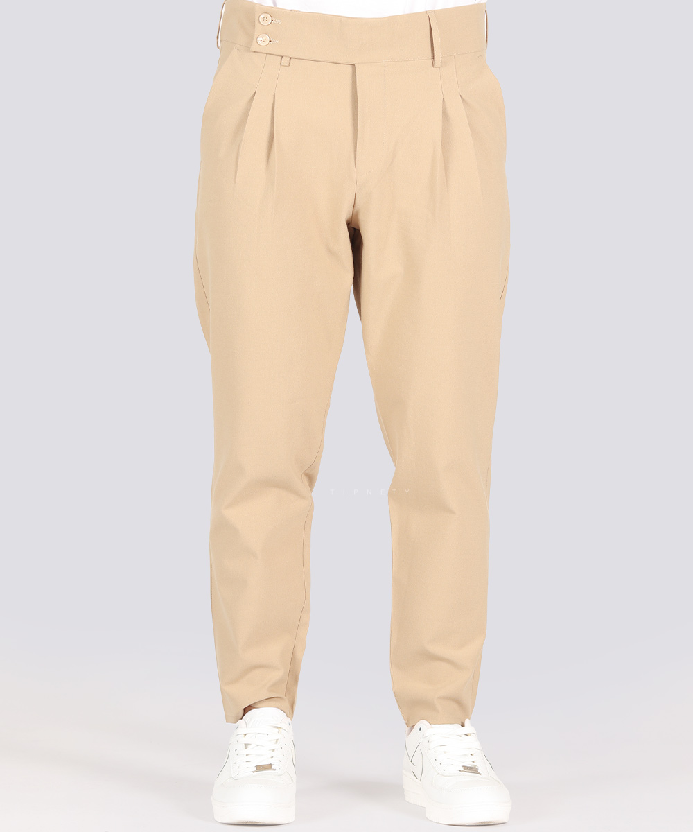         روشن       کرم مشکی سبز کرم روشن شکلاتی ذغالی شلوار پارچه ای فیت 0480  - تصویر 17