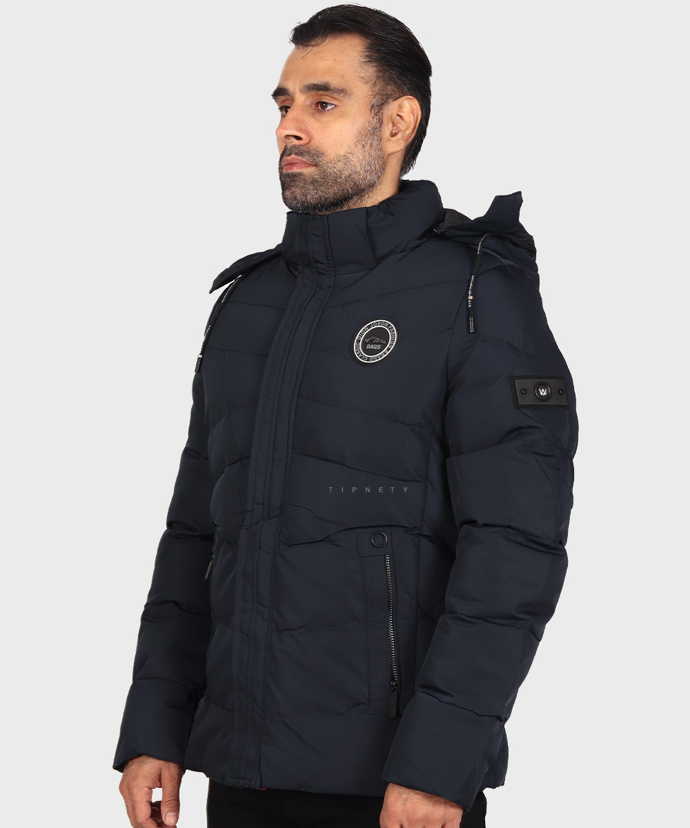                 سورمه ای سبز مشکی زمستانه کاپشن 7059  - تصویر 17