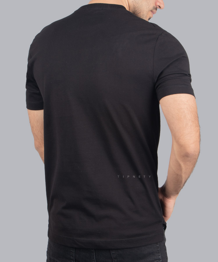                                                                         مشکی سفید تیشرت چاپی 1287  - تصویر 3