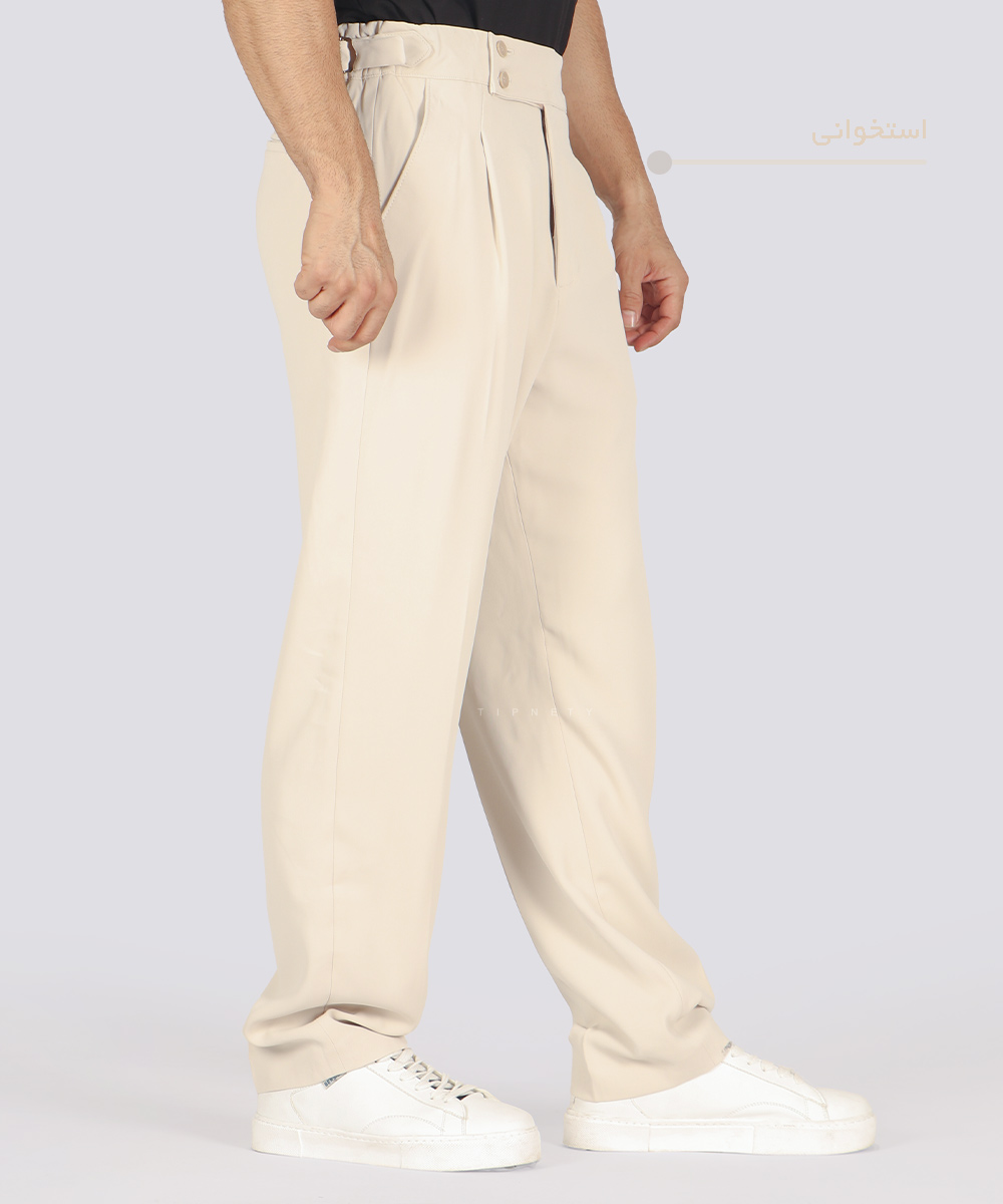           مشکی سورمه ای کرم استخوانی شلوار پارچه ای مام استایل 5660  - تصویر 6