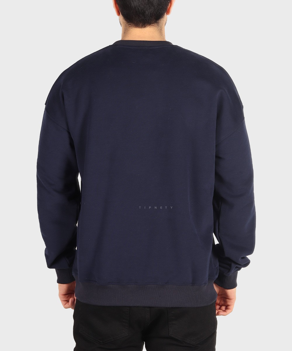         سورمه ای لجنی قرمز پاییزه پلیور 1786  - تصویر 15