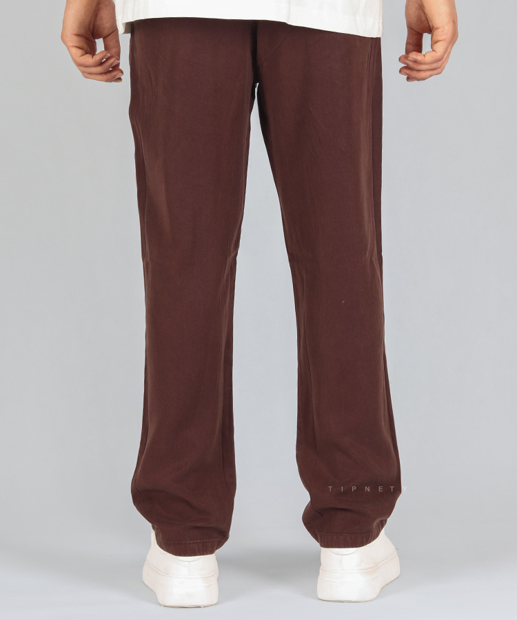                                     لجنی قهوه ای طوسی روشن آبی روشن شلوار پارچه ای اسلش 0116  - تصویر 8