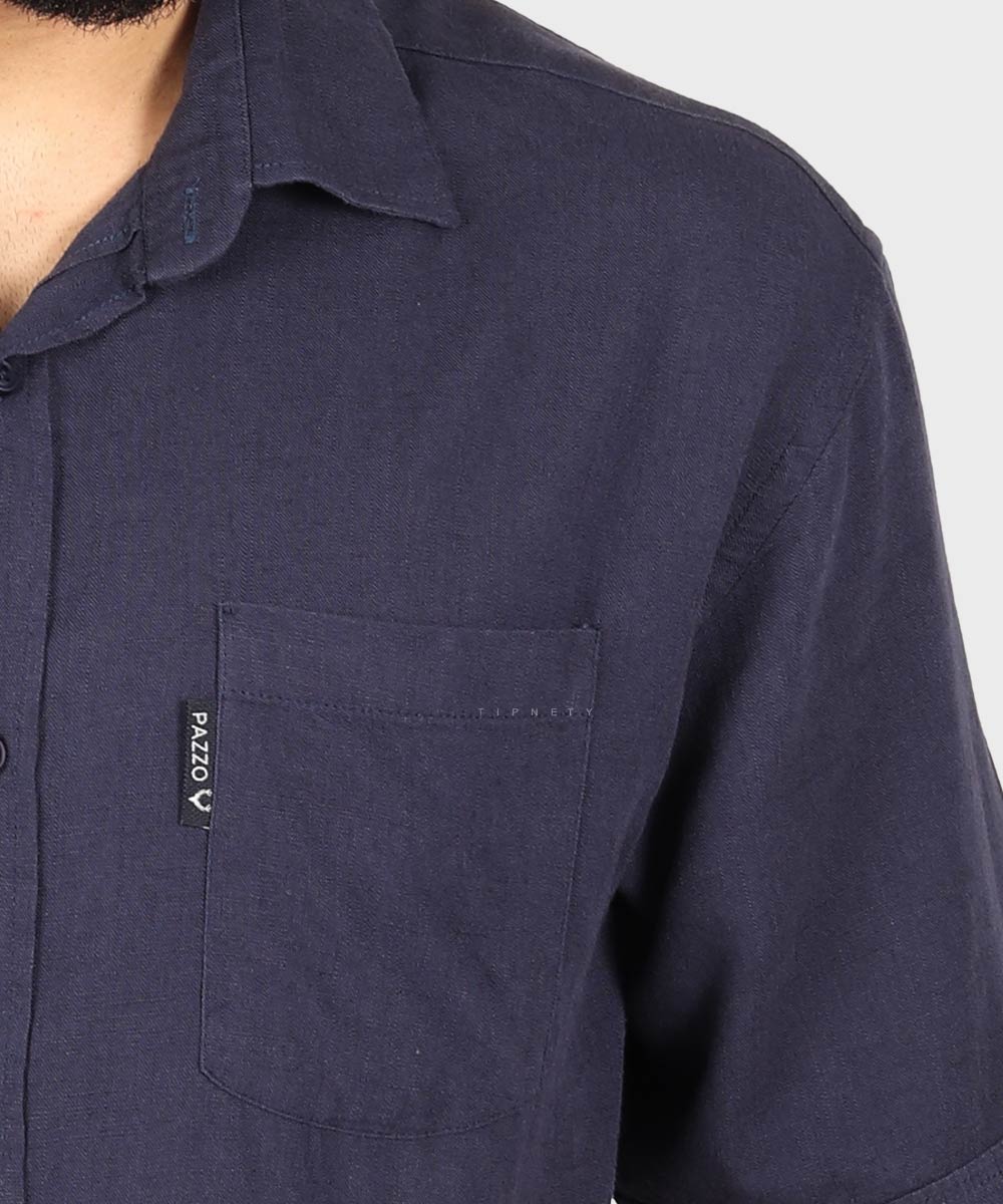                                     سبز سورمه ای پیراهن لش 0925  - تصویر 4