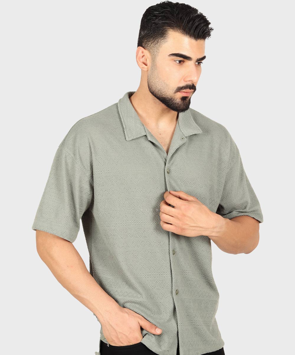                         شکلاتی مشکی طوسی سبز شیری پیراهن لش 1615  - تصویر 15