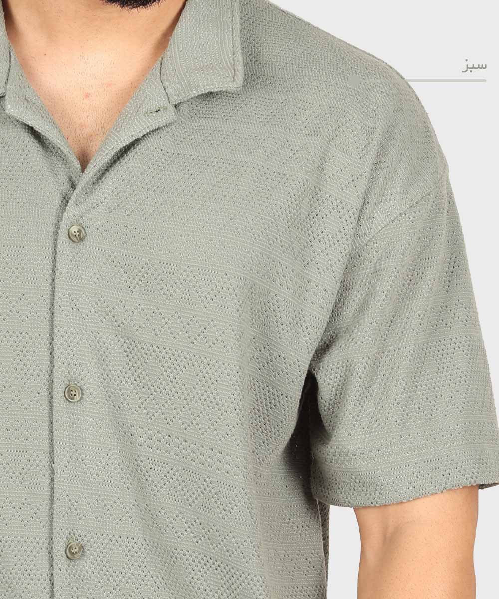                         شکلاتی مشکی طوسی سبز شیری پیراهن لش 1615  - تصویر 7