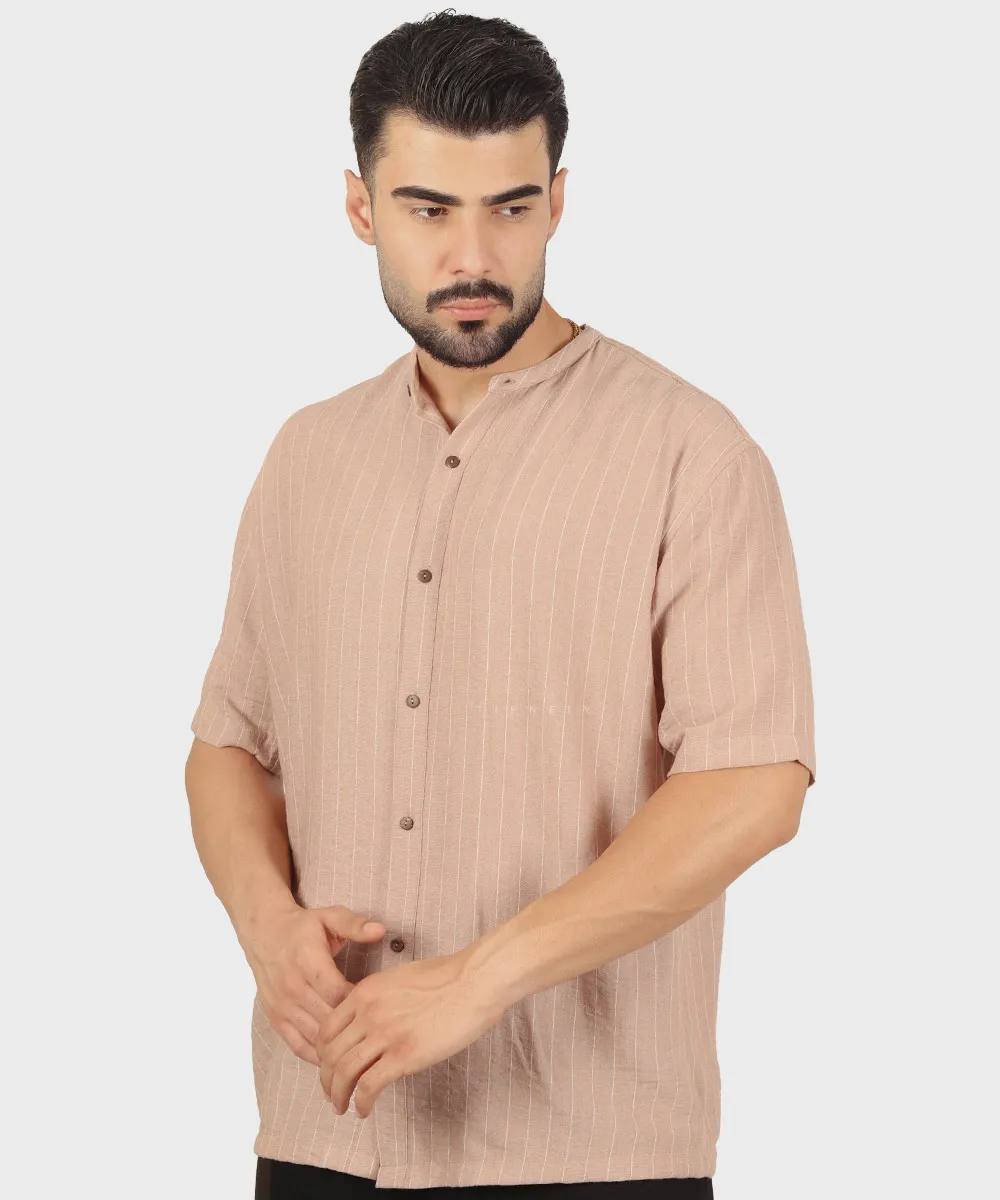                                                                                           کرم سفید شکلاتی پسته ای کرم روشن پیراهن لش 2648  - تصویر 3