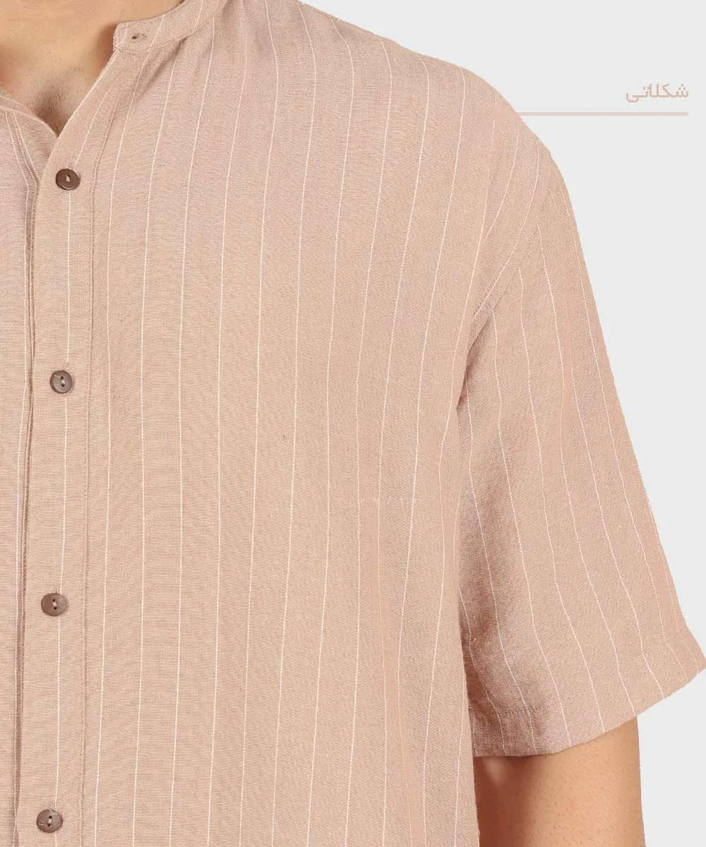                                                                                           کرم سفید شکلاتی پسته ای کرم روشن پیراهن لش 2648  - تصویر 8