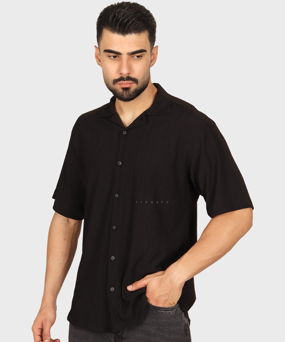                                         سفید شکلاتی نسکافه ای مشکی پیراهن لش 4033  - تصویر 5