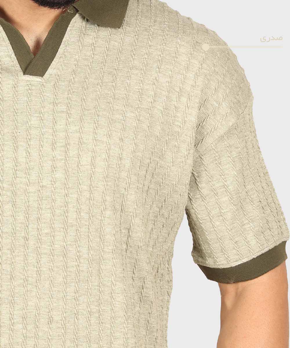                             کرم صدری شیری طوسی مشکی تیشرت لش 1382  - تصویر 7