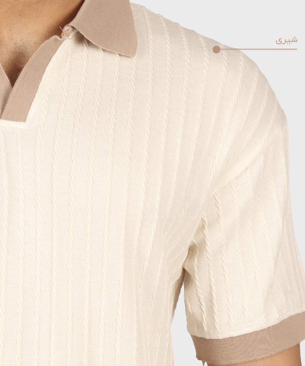                             کرم صدری شیری طوسی مشکی تیشرت لش 1382  - تصویر 8