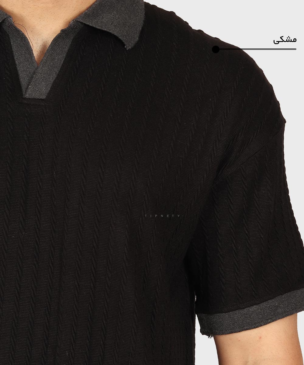                             کرم صدری شیری طوسی مشکی تیشرت لش 1382  - تصویر 10