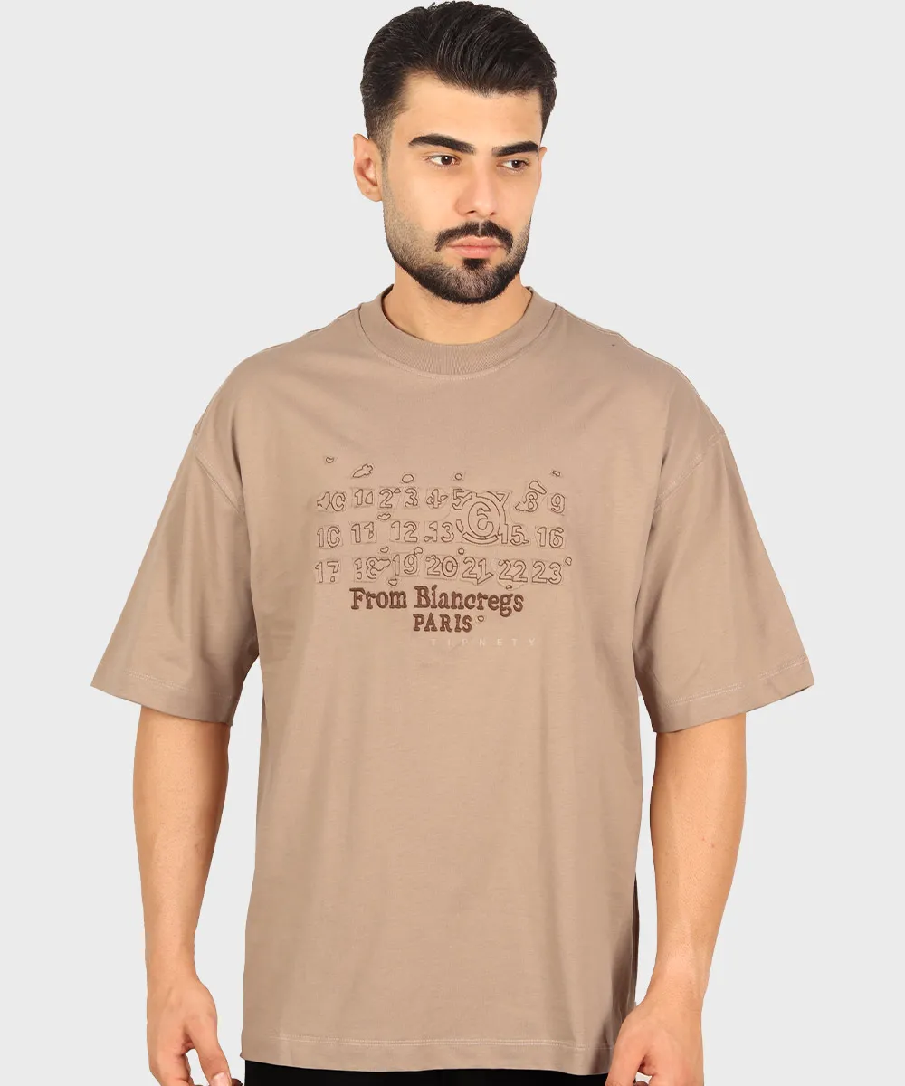         مشکی خاکی آبی تیشرت لش 1675  - تصویر 5