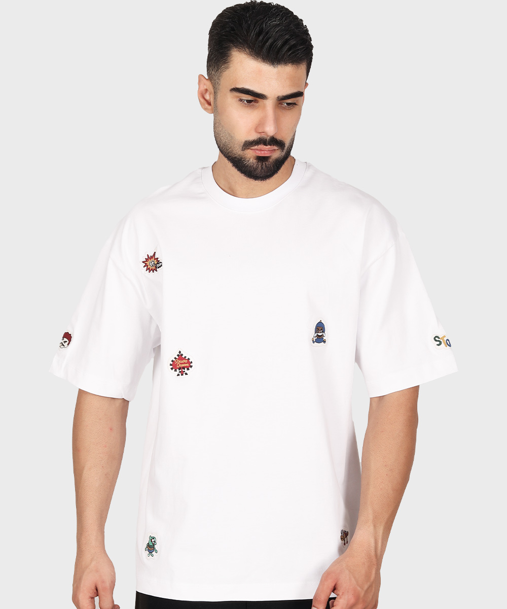 تیشرت لش طرح استیکر شش تکه 1683