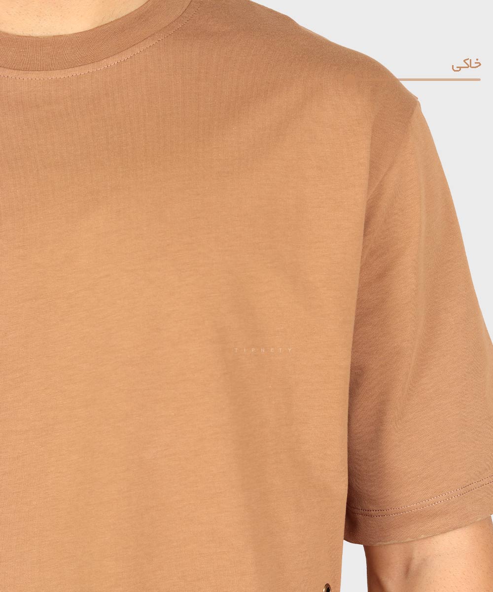                                                                       مشکی کاربنی سفید طوسی خاکی کرم روشن تیشرت لش 1708  - تصویر 11