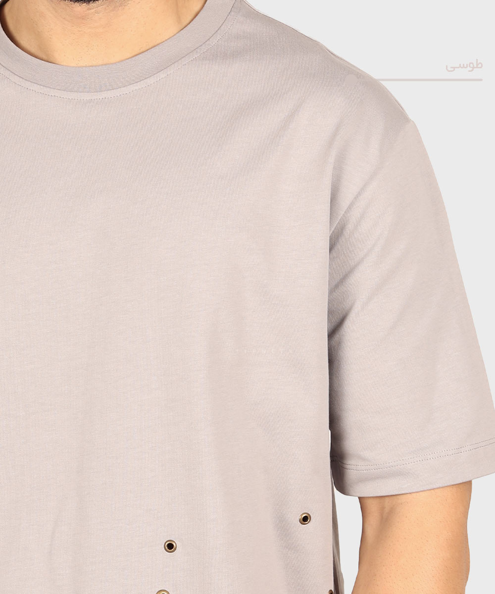                                                                       مشکی کاربنی سفید طوسی خاکی کرم روشن تیشرت لش 1708  - تصویر 9