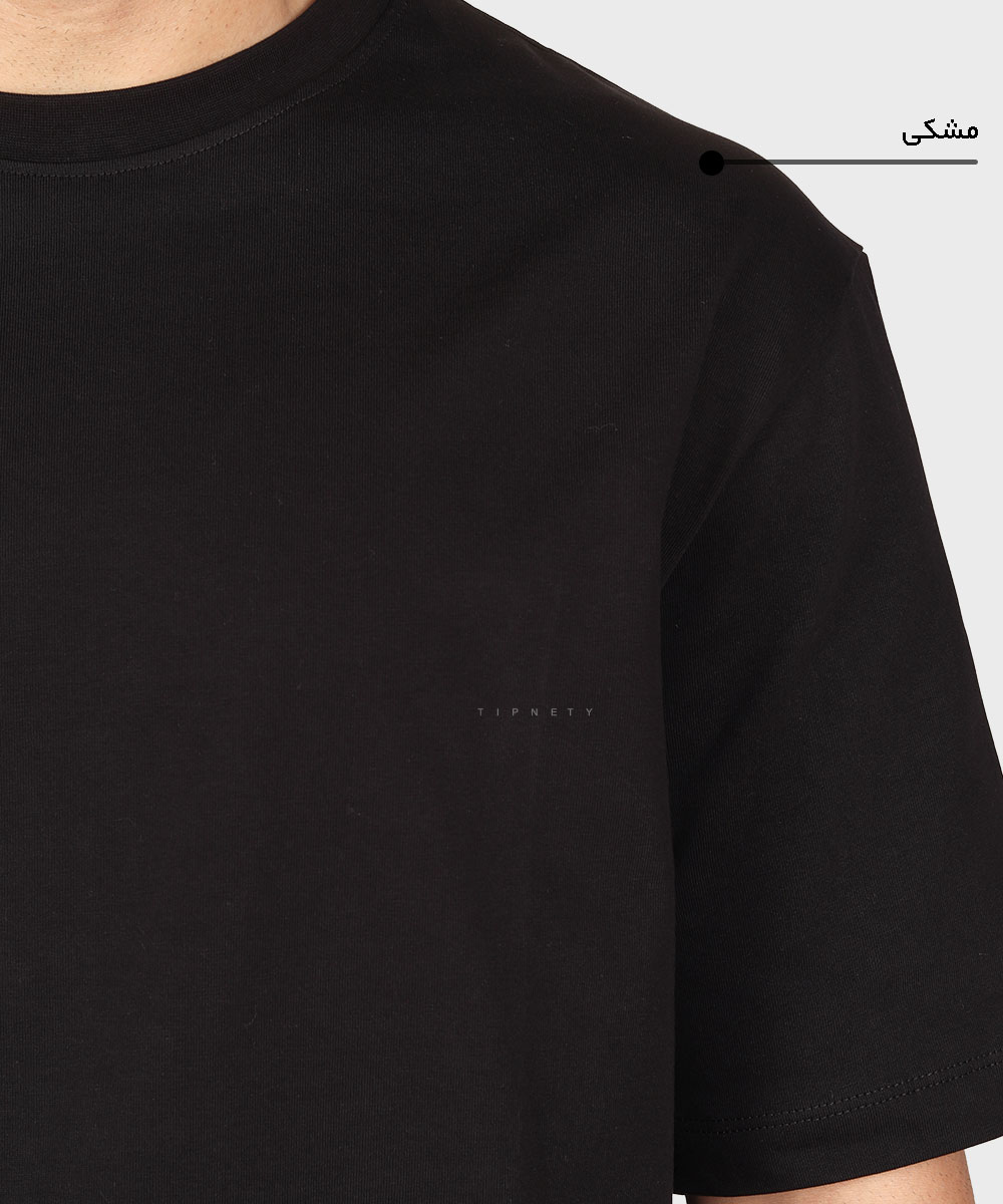                                                                       مشکی کاربنی سفید طوسی خاکی کرم روشن تیشرت لش 1708  - تصویر 13