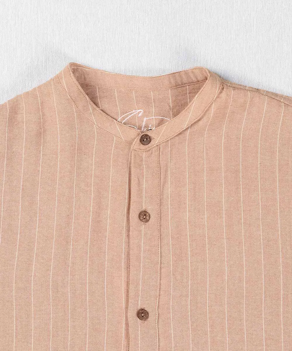                                                   کرم سفید شکلاتی پسته ای کرم روشن پیراهن لش 2648  - تصویر 20