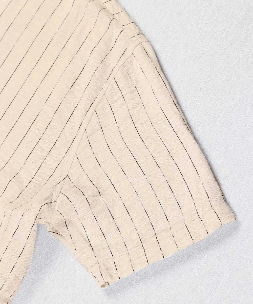                                                   کرم سفید شکلاتی پسته ای کرم روشن پیراهن لش 2648  - تصویر 21