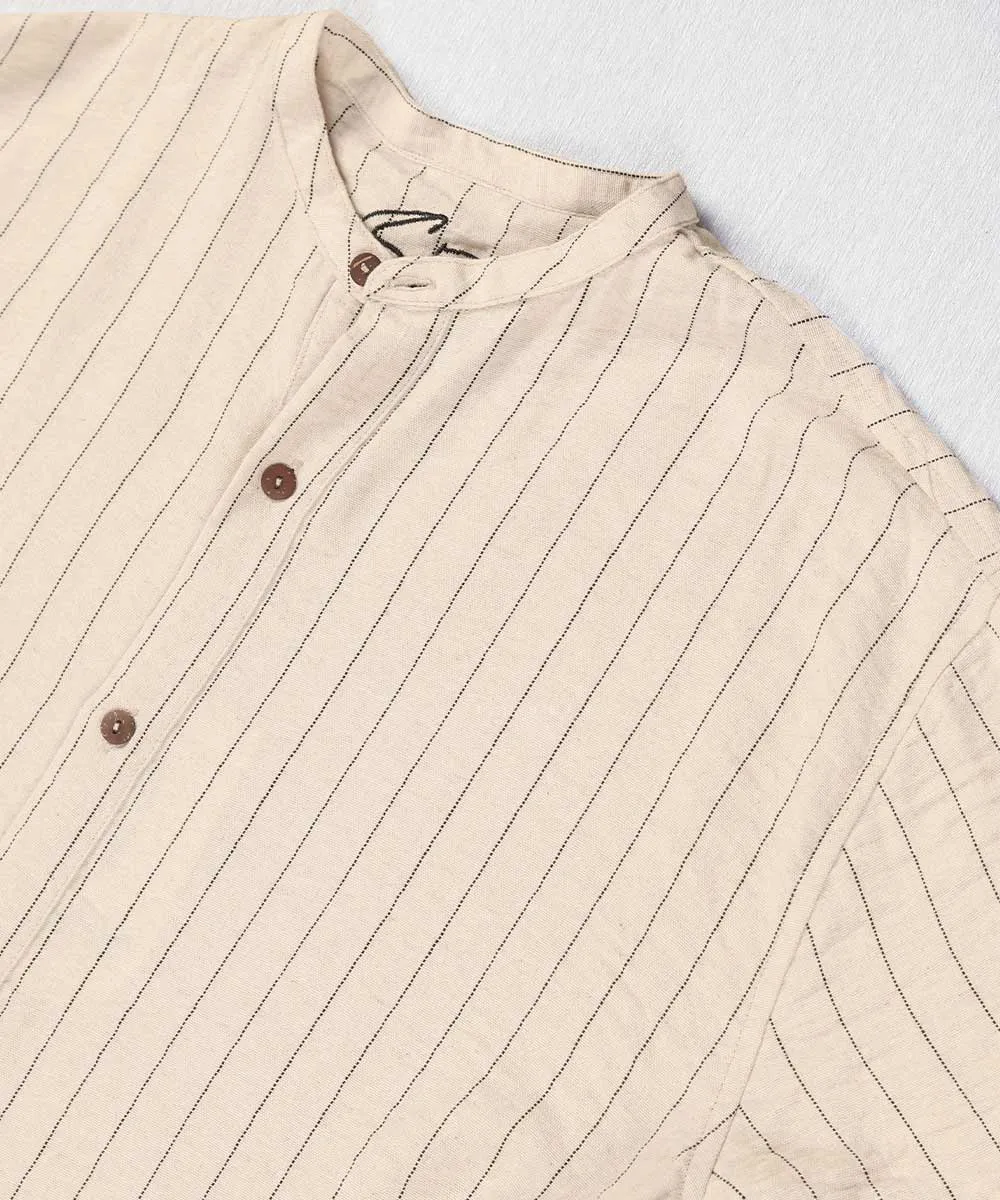                                                   کرم سفید شکلاتی پسته ای کرم روشن پیراهن لش 2648  - تصویر 26