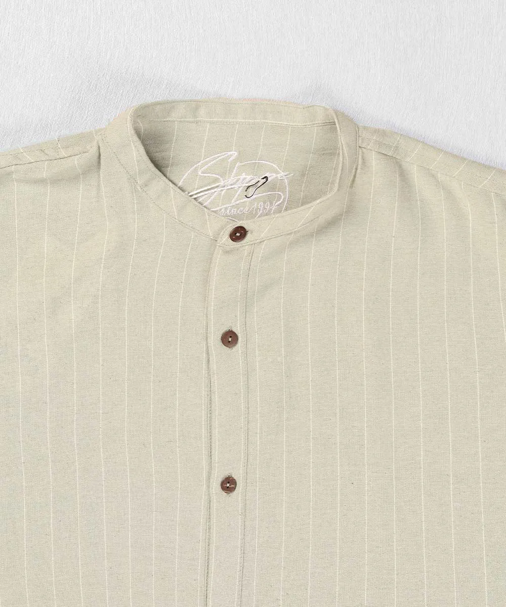                                                   کرم سفید شکلاتی پسته ای کرم روشن پیراهن لش 2648  - تصویر 19