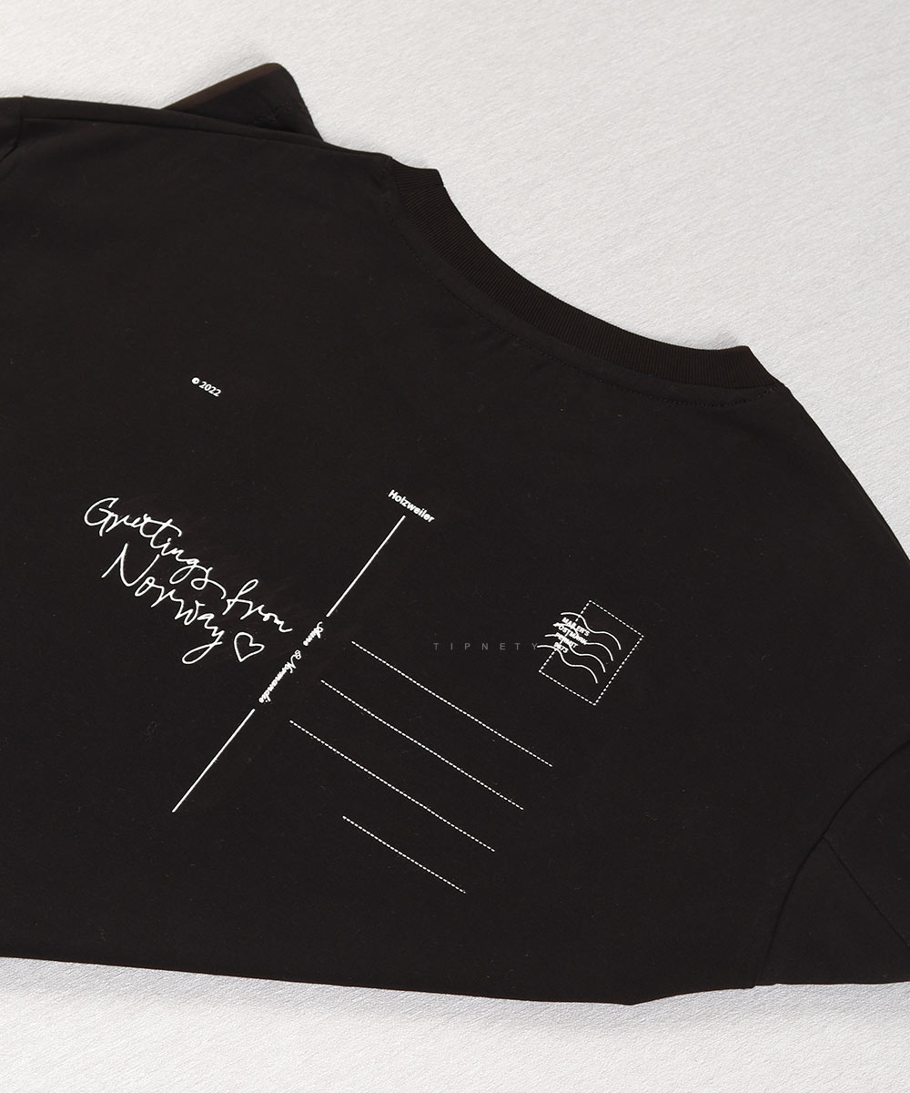                         لجنی سفید مشکی تیشرت لش 1705  - تصویر 8