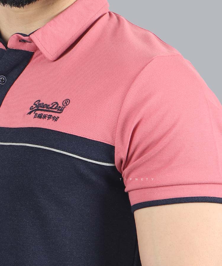                                             صورتی مات تیشرت یقه دار 5322  - تصویر 3