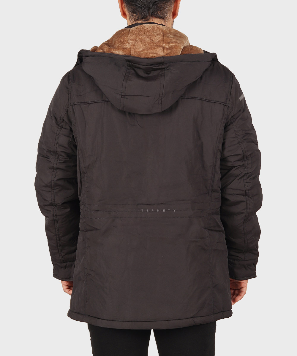                 لجنی شتری مشکی زمستانه کاپشن 1922  - تصویر 23