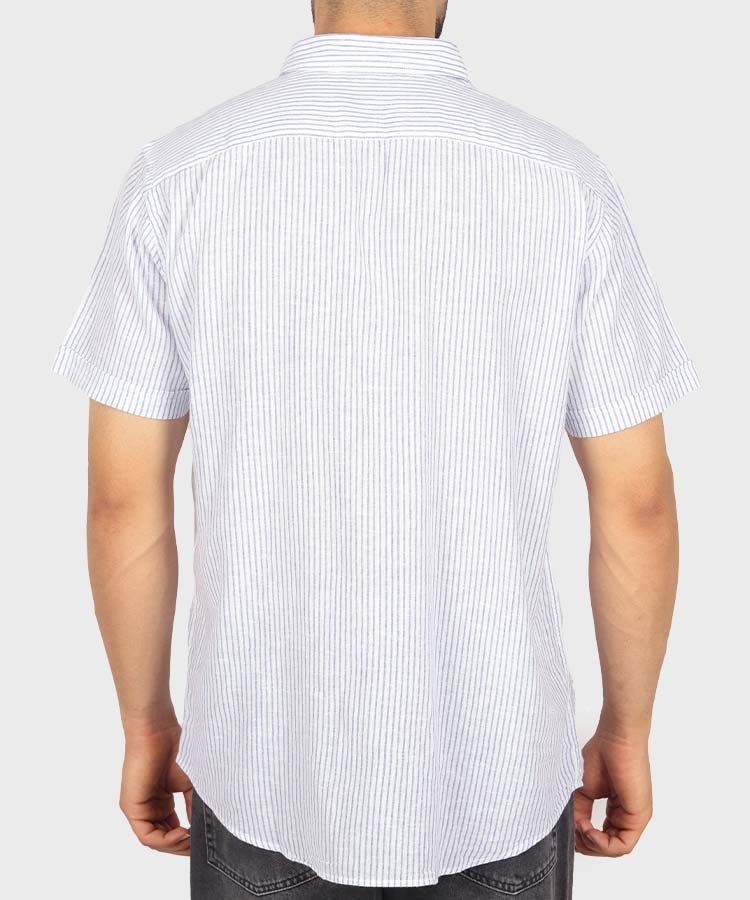                                         سبز طوسی تیره آبی پیراهن آستین کوتاه فیت 1427  - تصویر 9