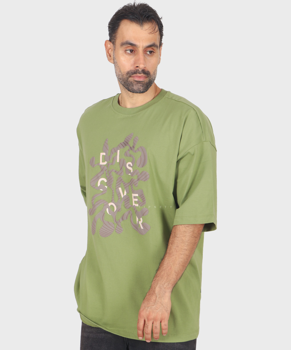                                         کاربنی یاسی لجنی کله غازی خاکی دودی پسته ای سبز سفید تیشرت لش 1729  - تصویر 6