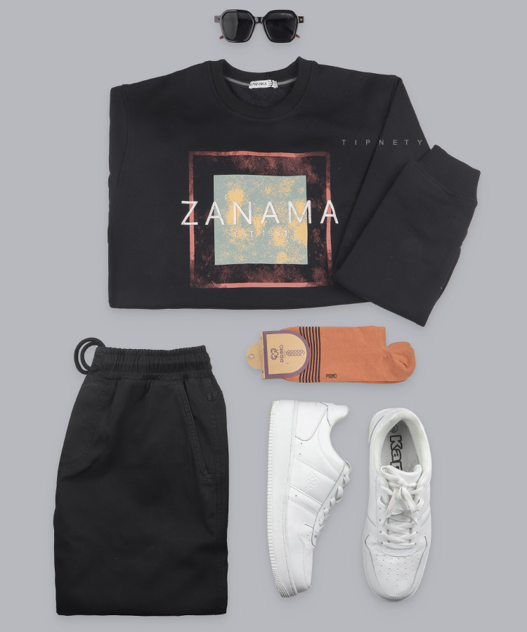                                                                                                                                 مشکی طوسی خردلی پاییزه پلیور 1260  - تصویر 6