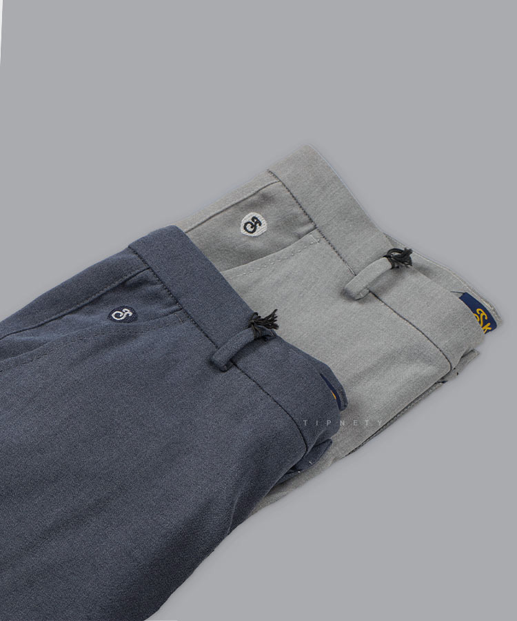                               طوسی سورمه ای شلوار پارچه ای فیت 3199  - تصویر 3