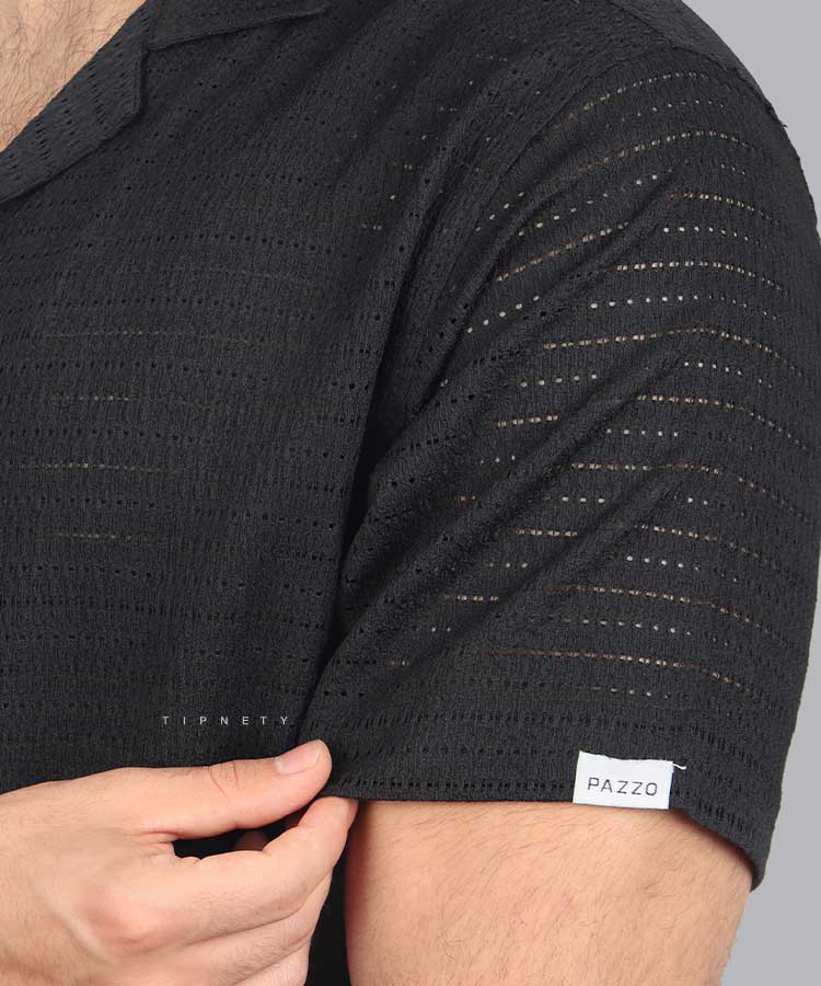                         مشکی پیراهن یقه انگلیسی 5001  - تصویر 4