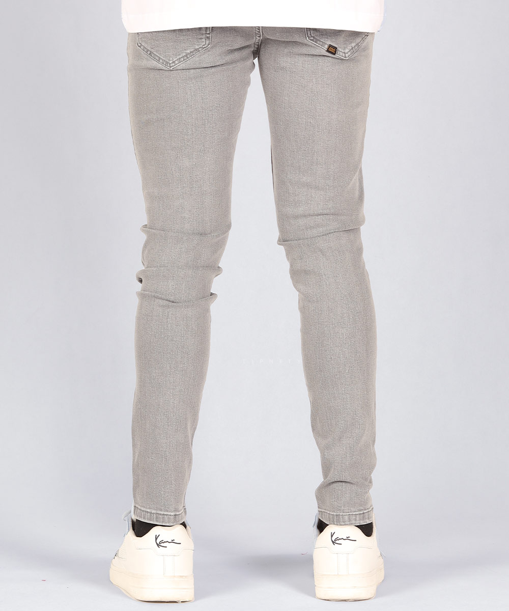         طوسی روشن     شلوار جین اسکینی 0961  - تصویر 4