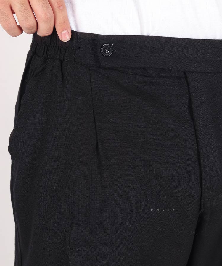                                                                                 استخوانی کرم خاکی مشکی شلوار پارچه ای مام استایل 2507  - تصویر 6