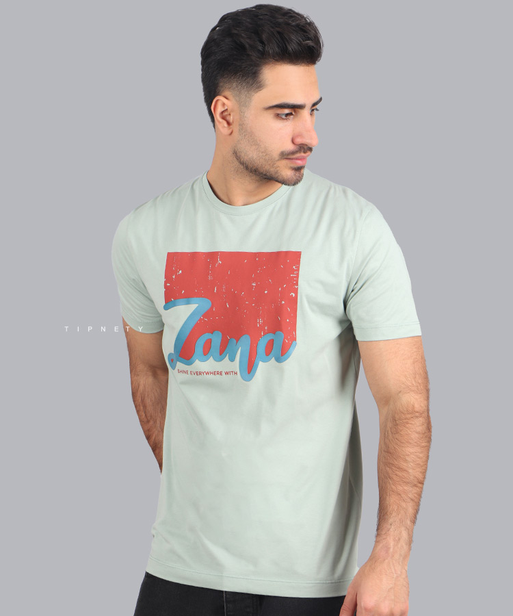 تیشرت طرح دار مردانه 1100