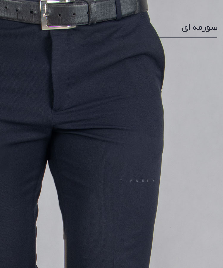                                                                                                                                     ذغالی سورمه ای طوسی روشن طوسی تیره مشکی شلوار پارچه ای راسته 0121  - تصویر 4