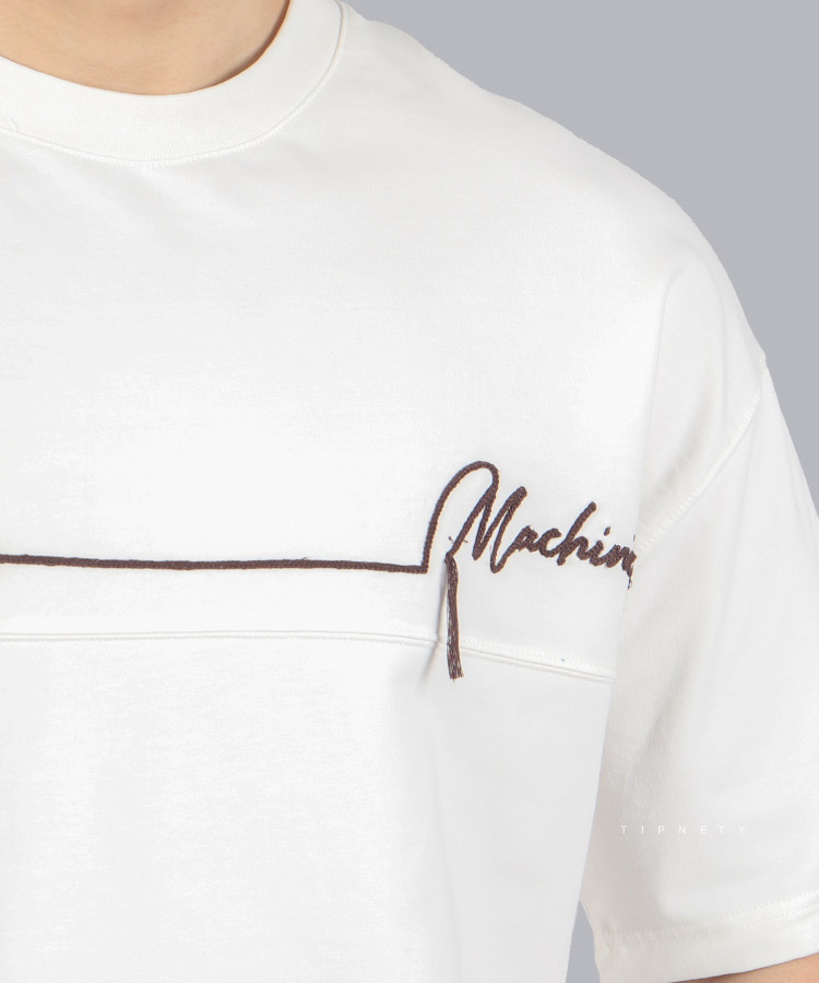                                                         سفید کله غازی استخوانی تیشرت لش 1996  - تصویر 4