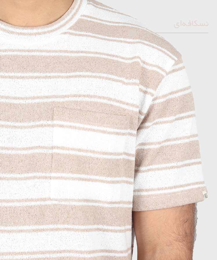                                                   لجنی مشکی سورمه ای نسکافه ای تیشرت لش 3540  - تصویر 7