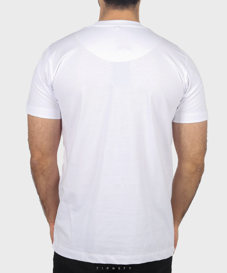                                     سفید تیشرت بیسیک 9139  - تصویر 3