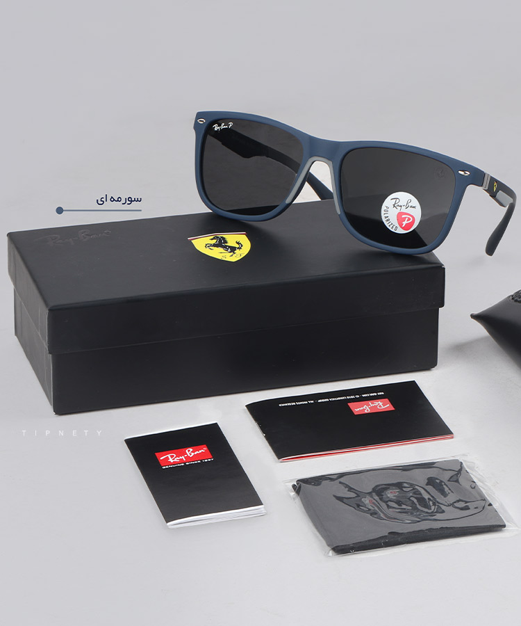                                                   مشکی سورمه ای قهوه ای آبی عینک آفتابی 8372  - تصویر 9