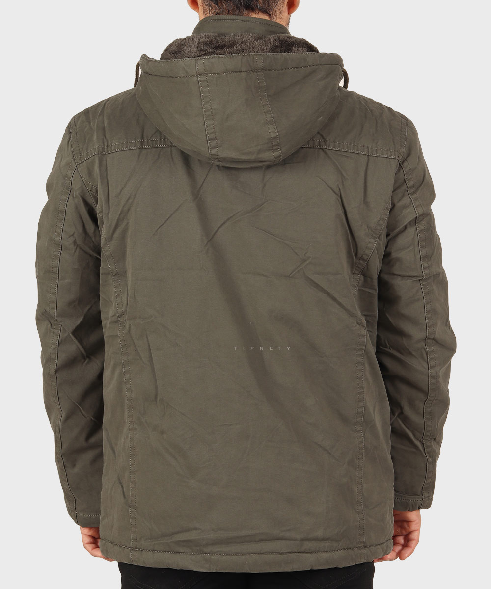                         مشکی لجنی شتری زمستانه کت کتان 8815  - تصویر 24