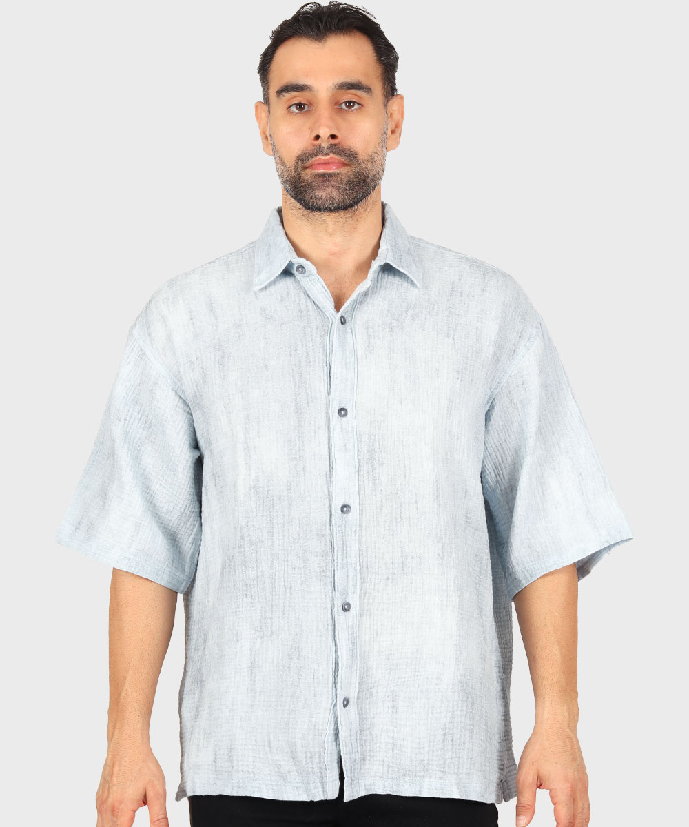                                     کرم خاکی آبی روشن سورمه ای قهوه ای مشکی لجنی پیراهن لش 2683  - تصویر 5