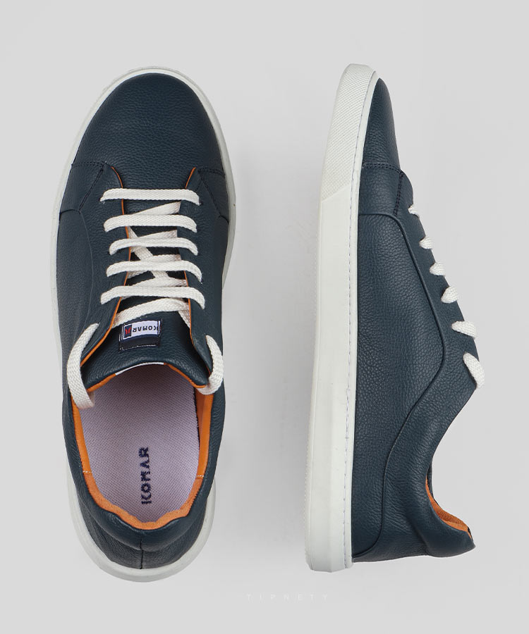 کفش ونس سورمه ای لژ سفید 2928